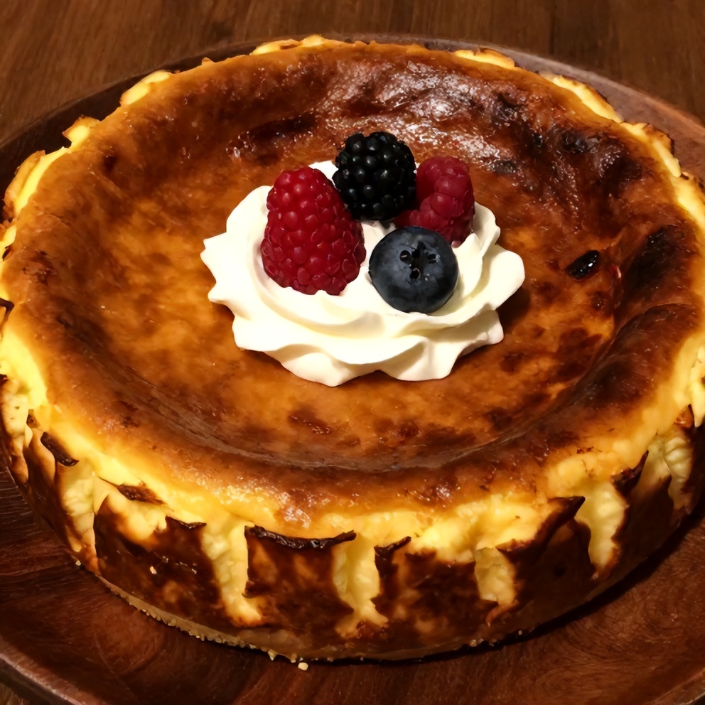Perfectly Plated Burnt Basque Cheesecake