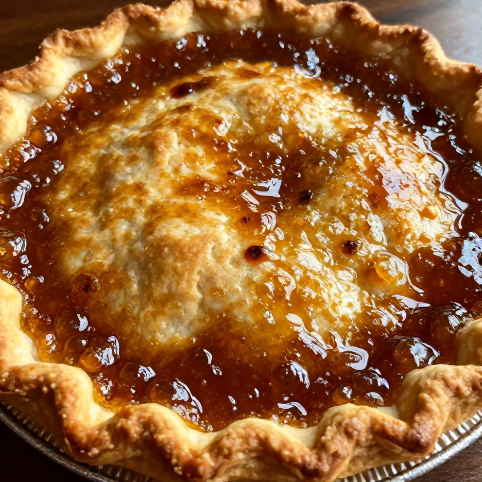 burnt honey pie