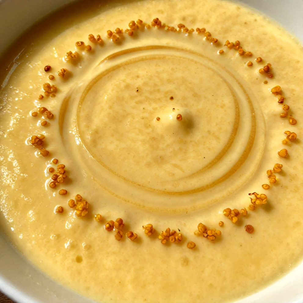 orange blossom semolina pudding