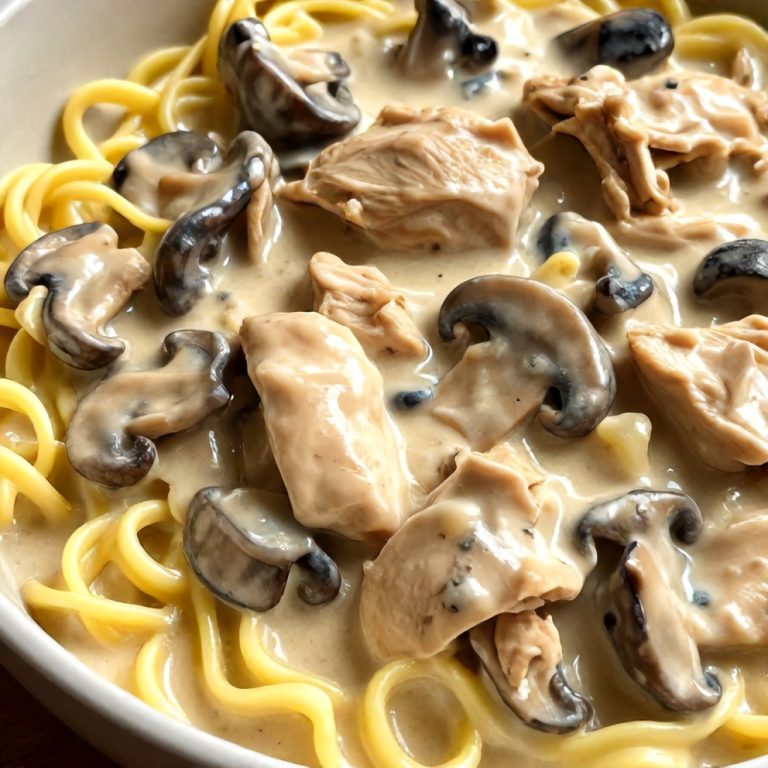 creamy chicken stroganoff