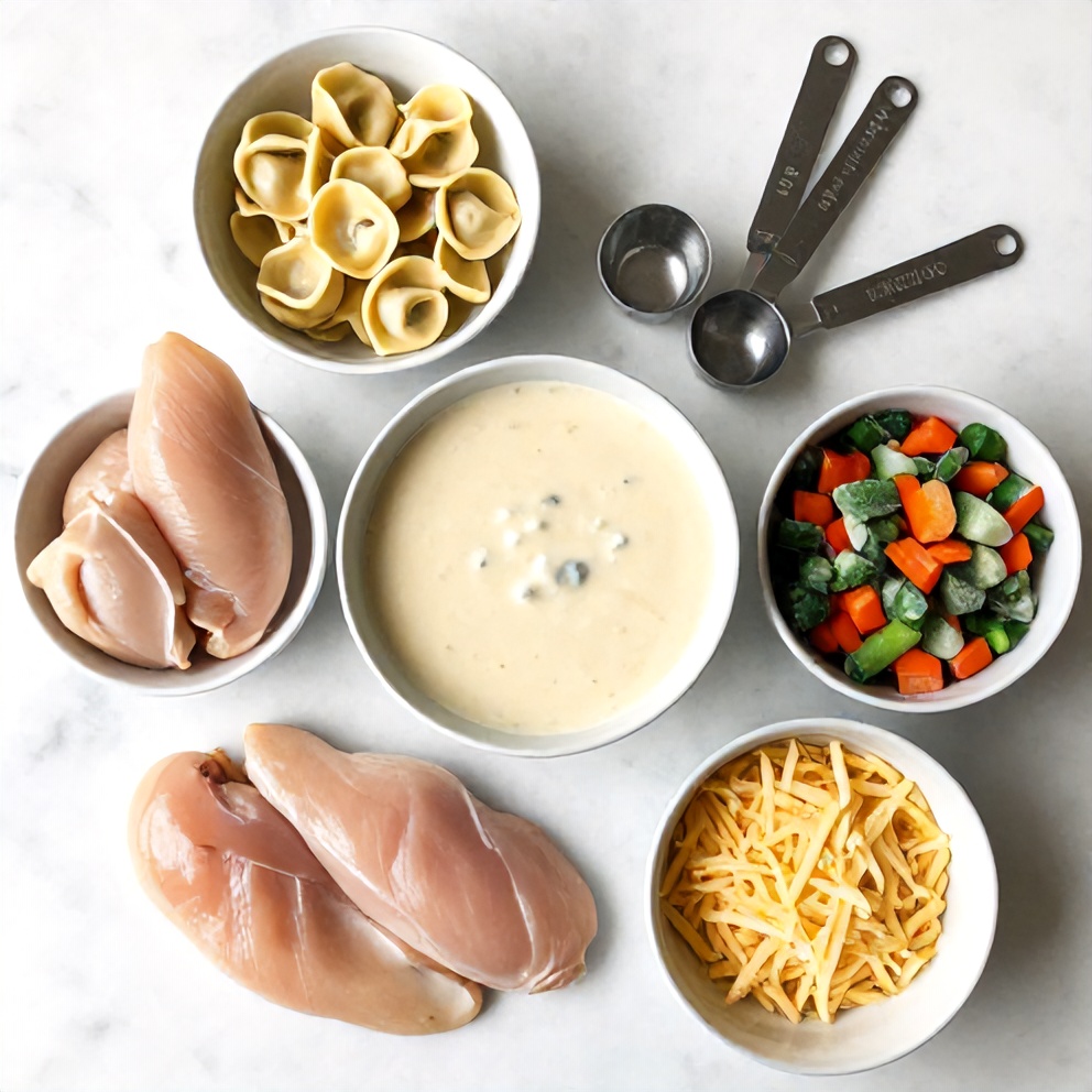 Creamy Chicken Tortellini Ingredients