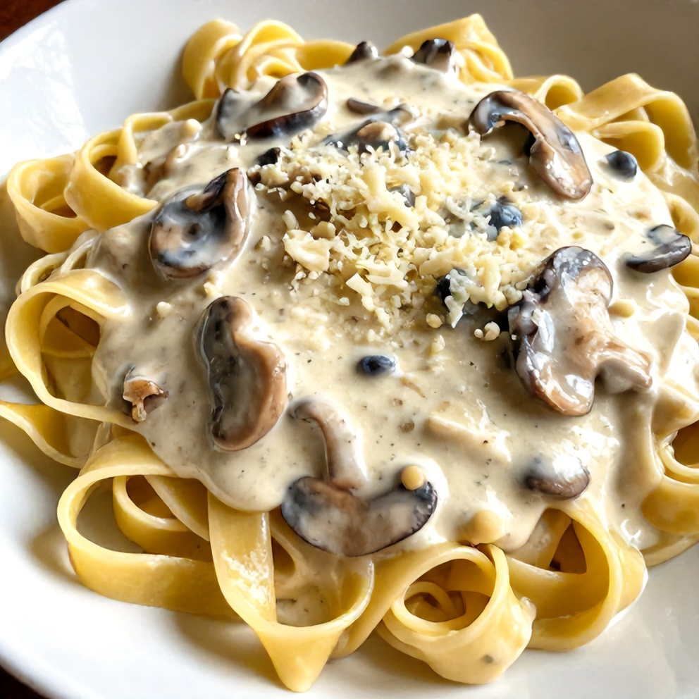 Creamy Gorgonzola Truffle Mushroom Sauce