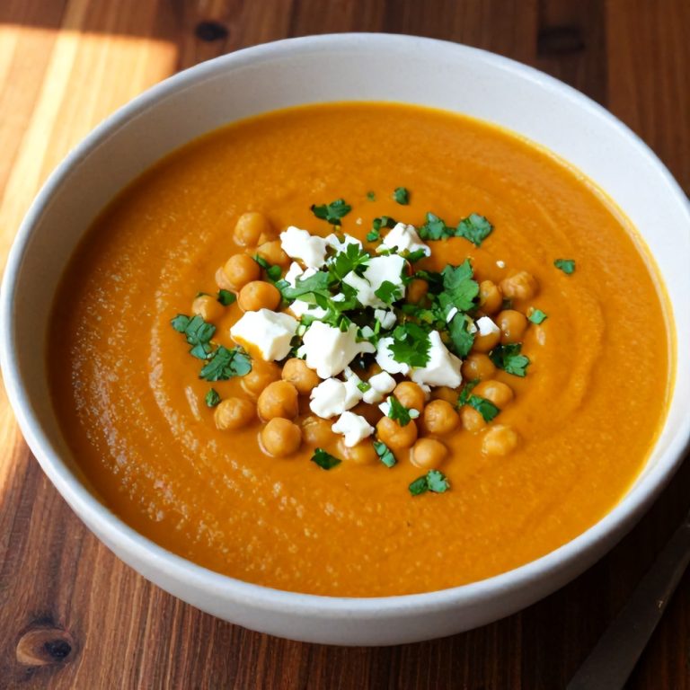 Moroccan Sweet Potato Soup