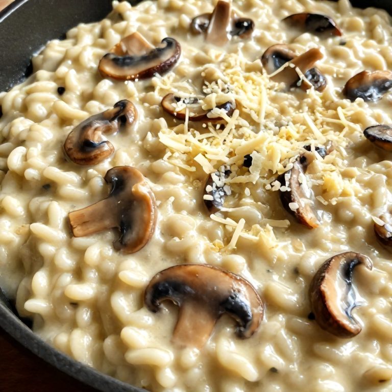 creamy mushroom risotto