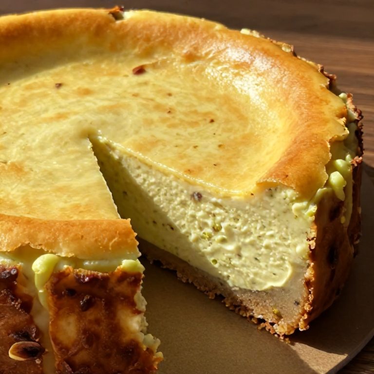 Creamy Pistachio Cheesecake