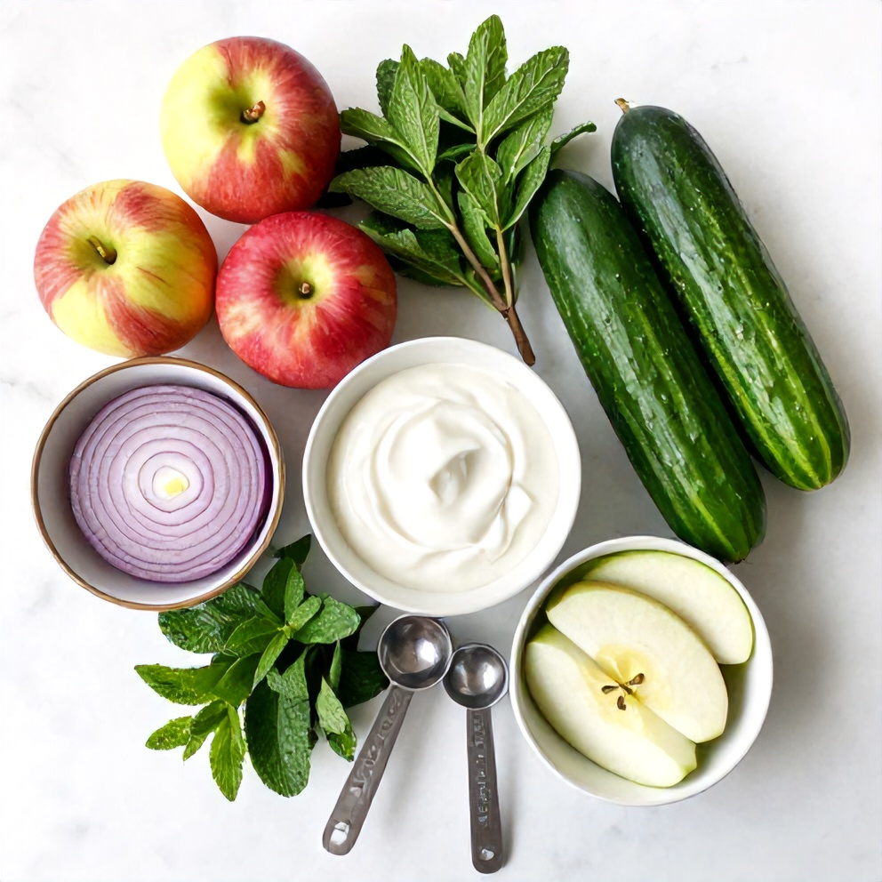 Apple Cucumber Salad Ingredients
