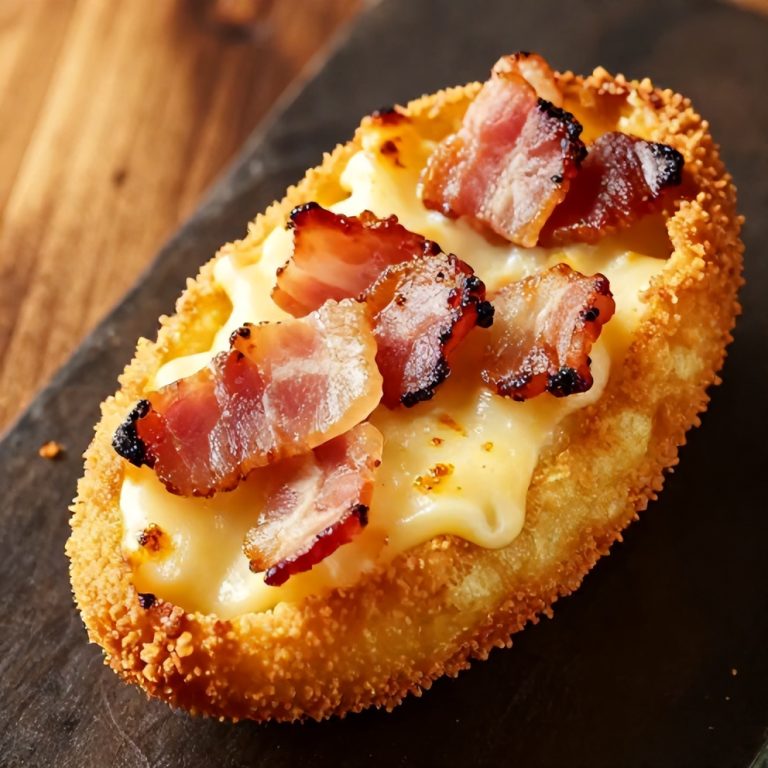 Crispy Cheesy Potato Skins with Bacon