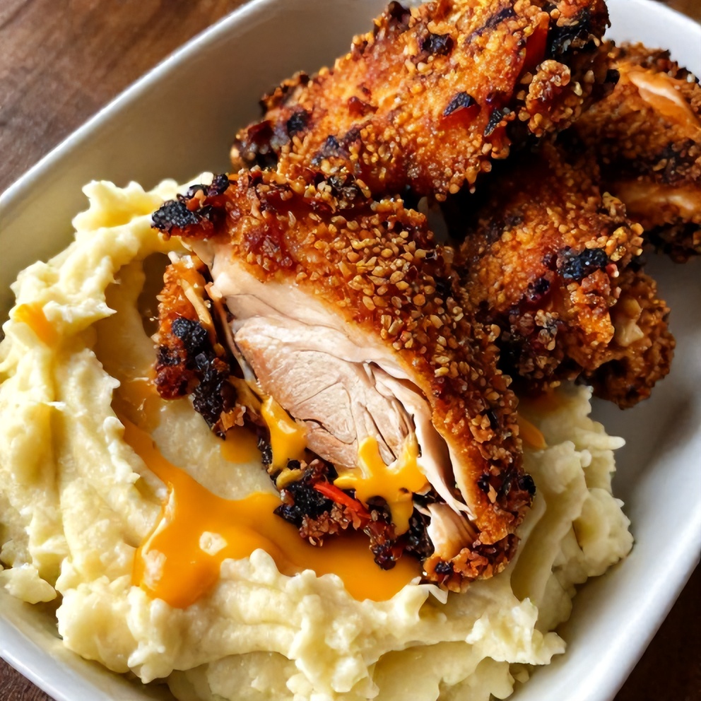 Crispy Chipotle Honey Chicken Thighs