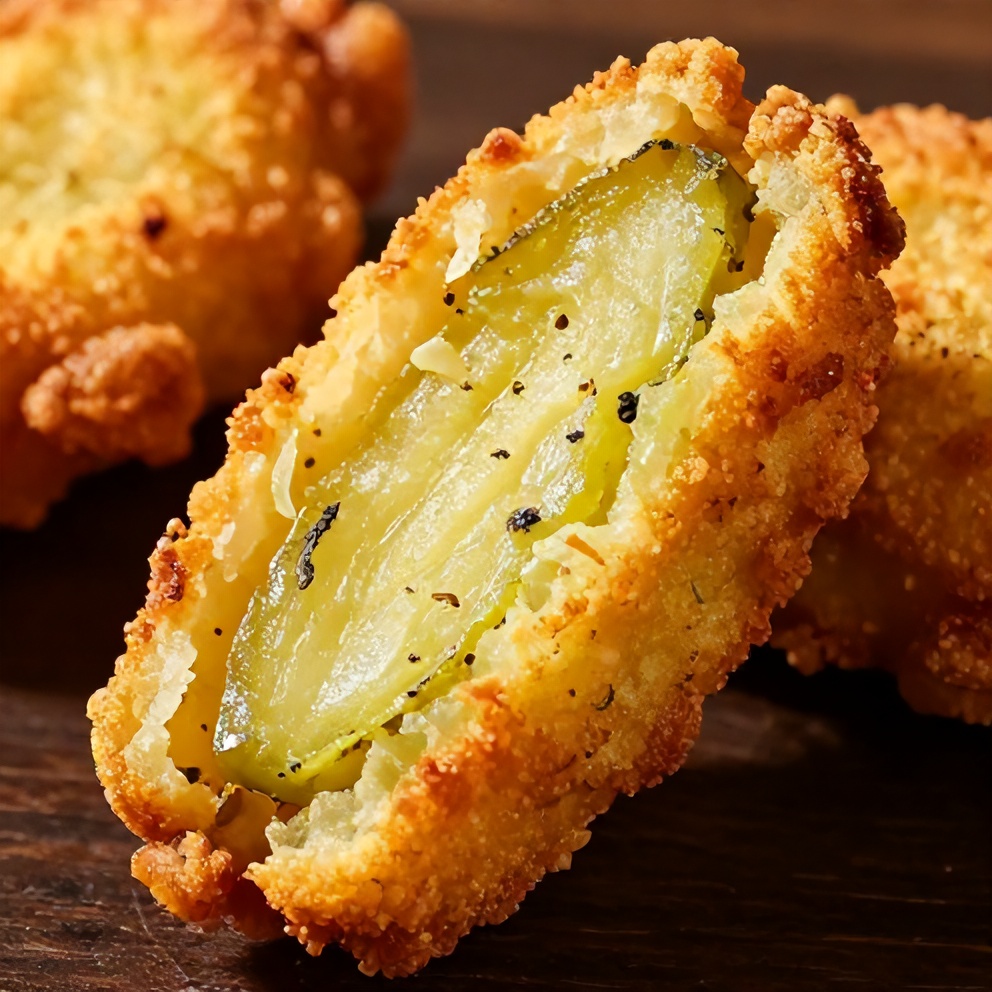 Crispy Dill Pickle Fritters