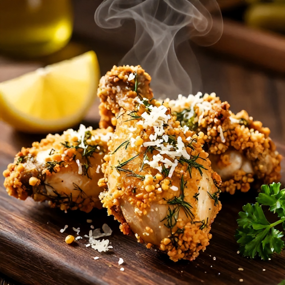 Crispy Dill Pickle Parmesan Chicken
