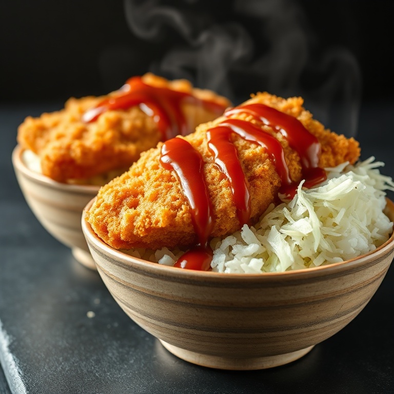 crispy Japanese katsu bowls