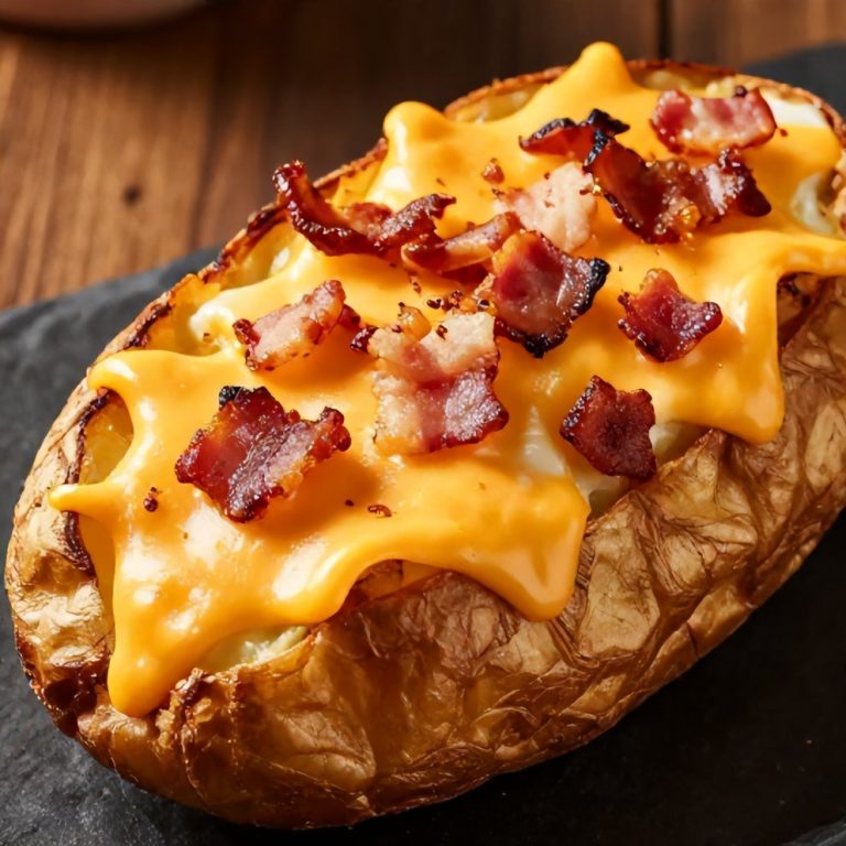 crispy loaded baked potatoes