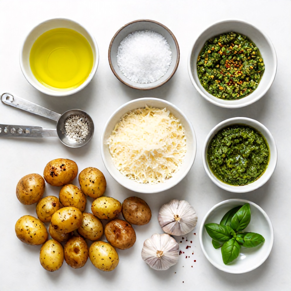 Parmesan Pesto Roasted Potatoes Ingredients