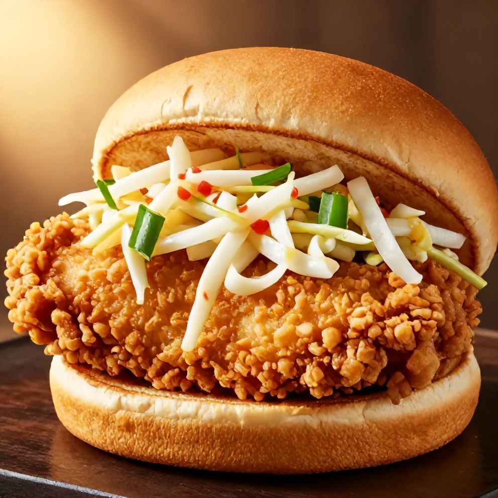 Thai fried chicken sandwich