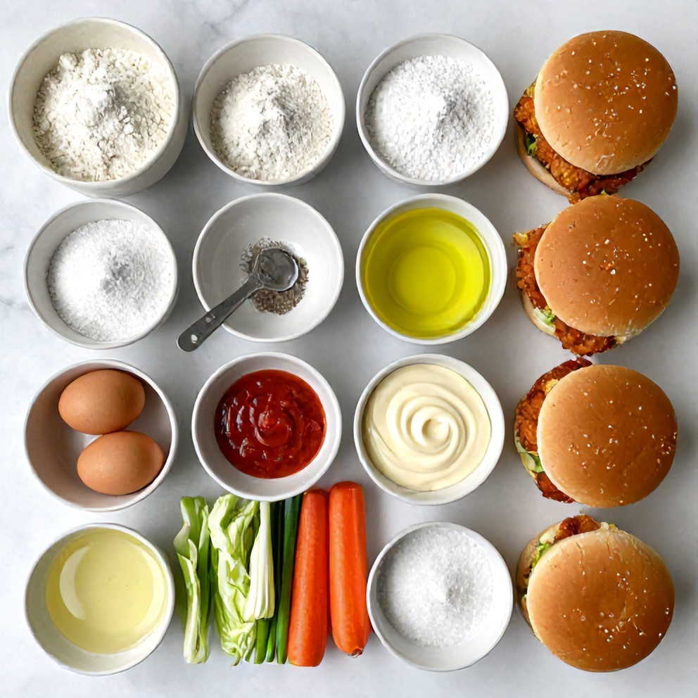 Thai fried chicken sandwich ingredients