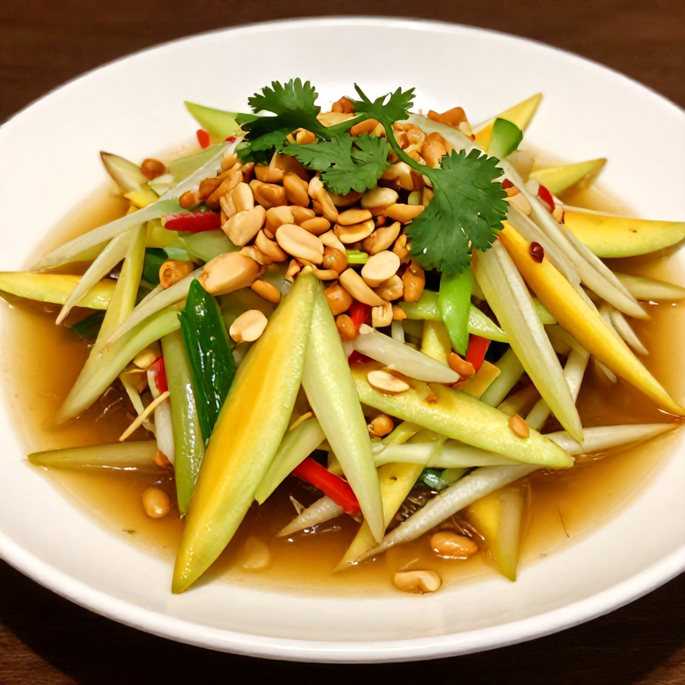 Thai Mango Green Papaya Salad Ready to Serve