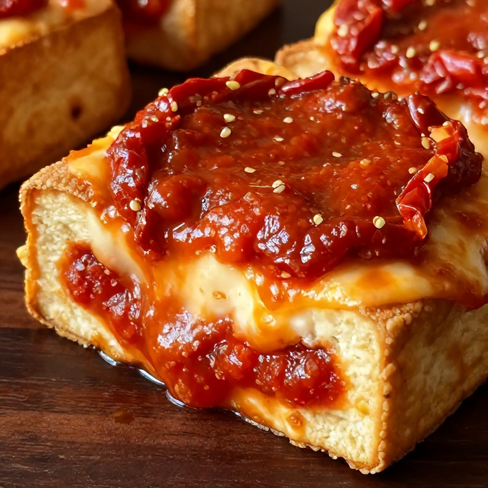 crispy tofu sun-dried tomato sauce