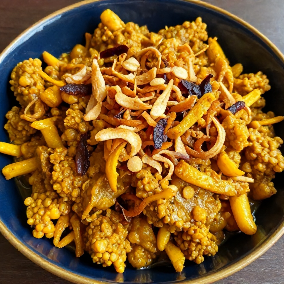 Finished Easy Aloo Keema Recipe