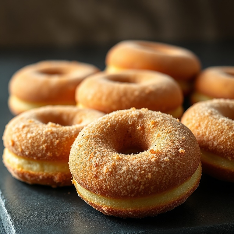 easy baked cinnamon sugar donuts