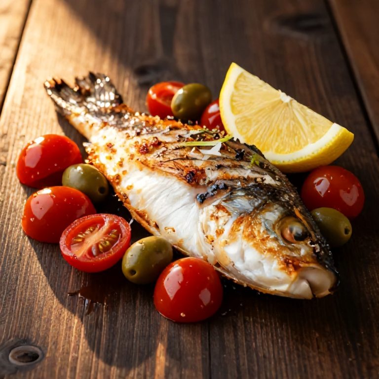 Easy Baked Sea Bass