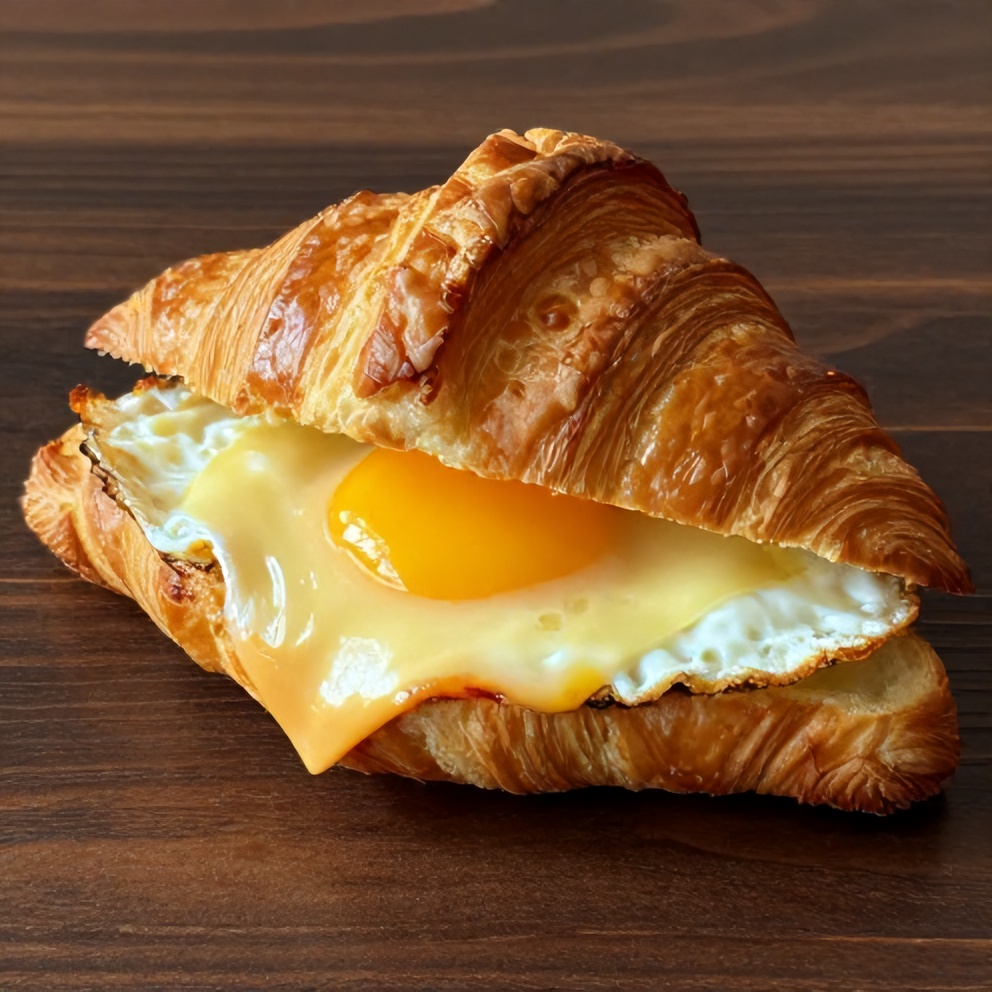 Easy Breakfast Croissant Sandwiches