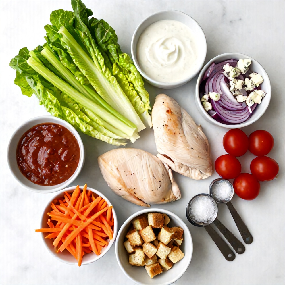 Raw Ingredients for Easy Buffalo Chicken Salad