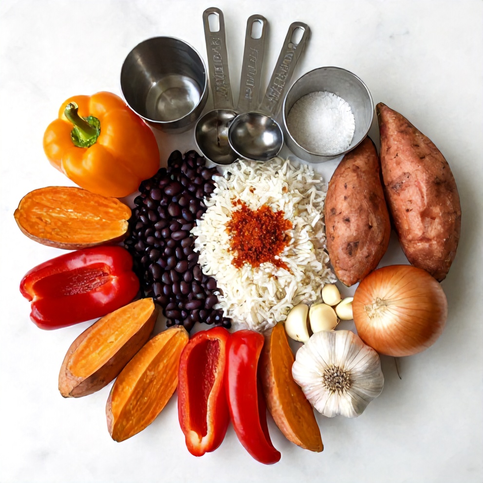 Cajun Sweet Potato Bowl Ingredients