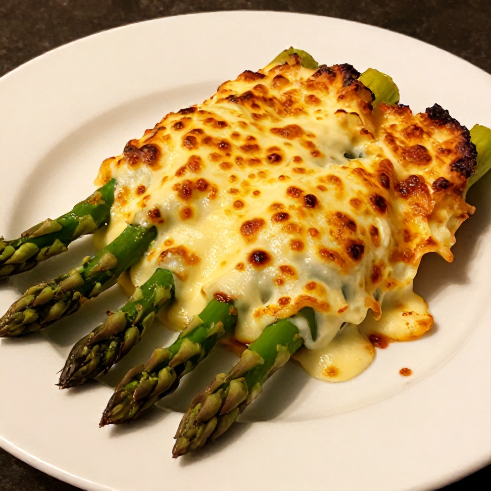 Perfectly Baked Cheesy Asparagus Casserole