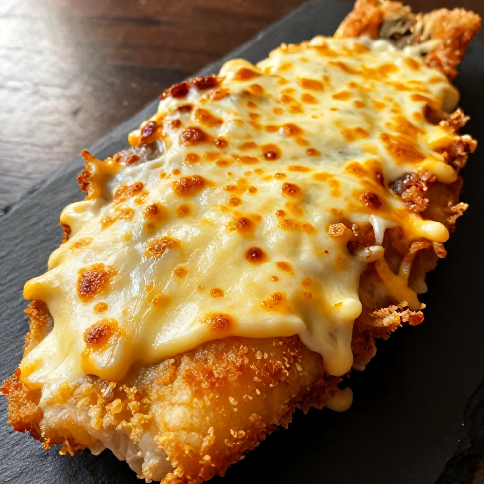 Easy Cheesy Baked Halibut