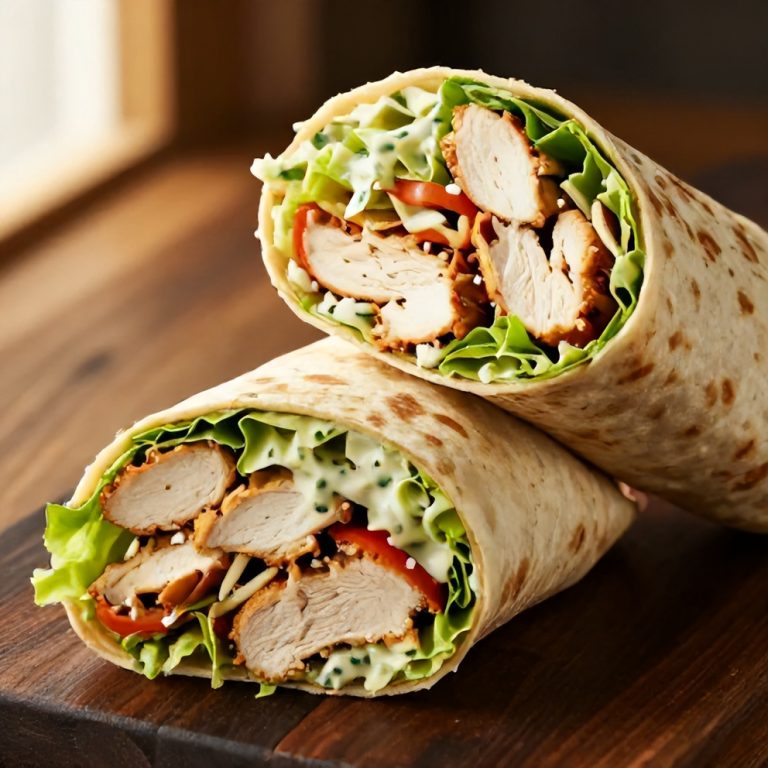 chicken caesar wrap