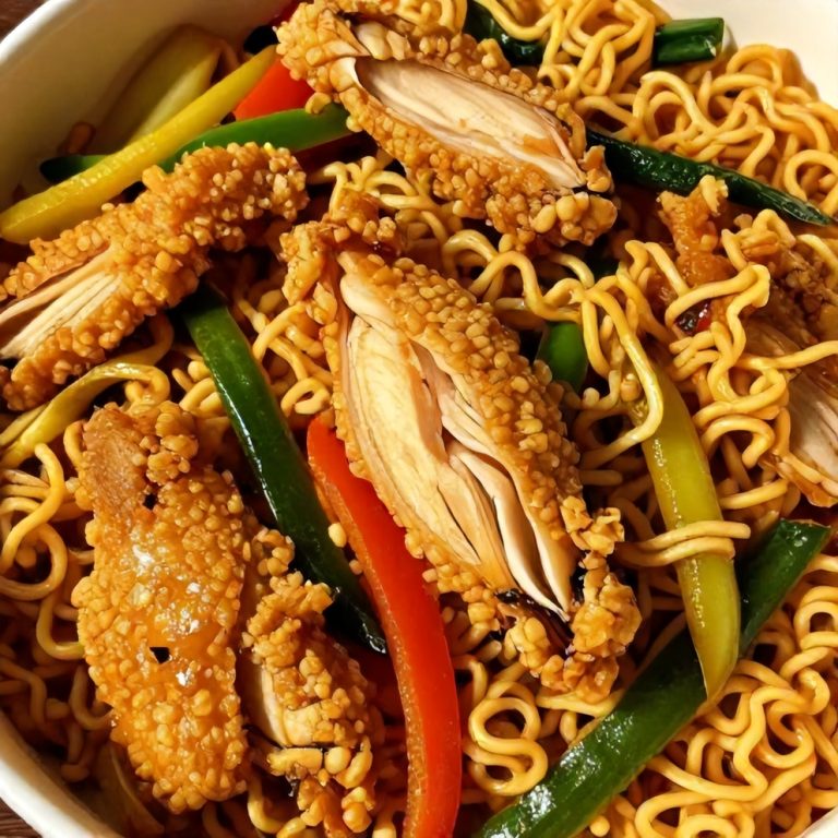 chicken ramen stir fry