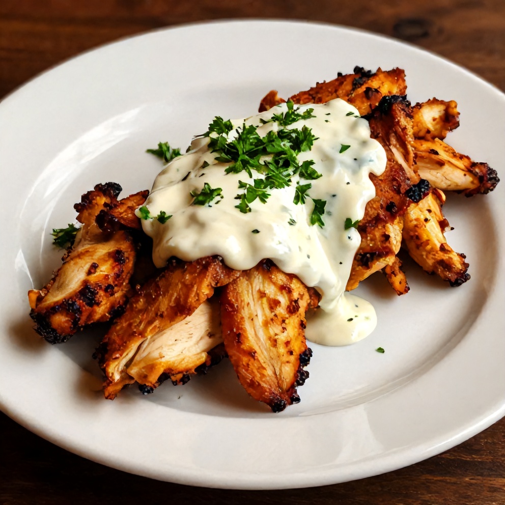 Chicken Shawarma with Garlic Sauce