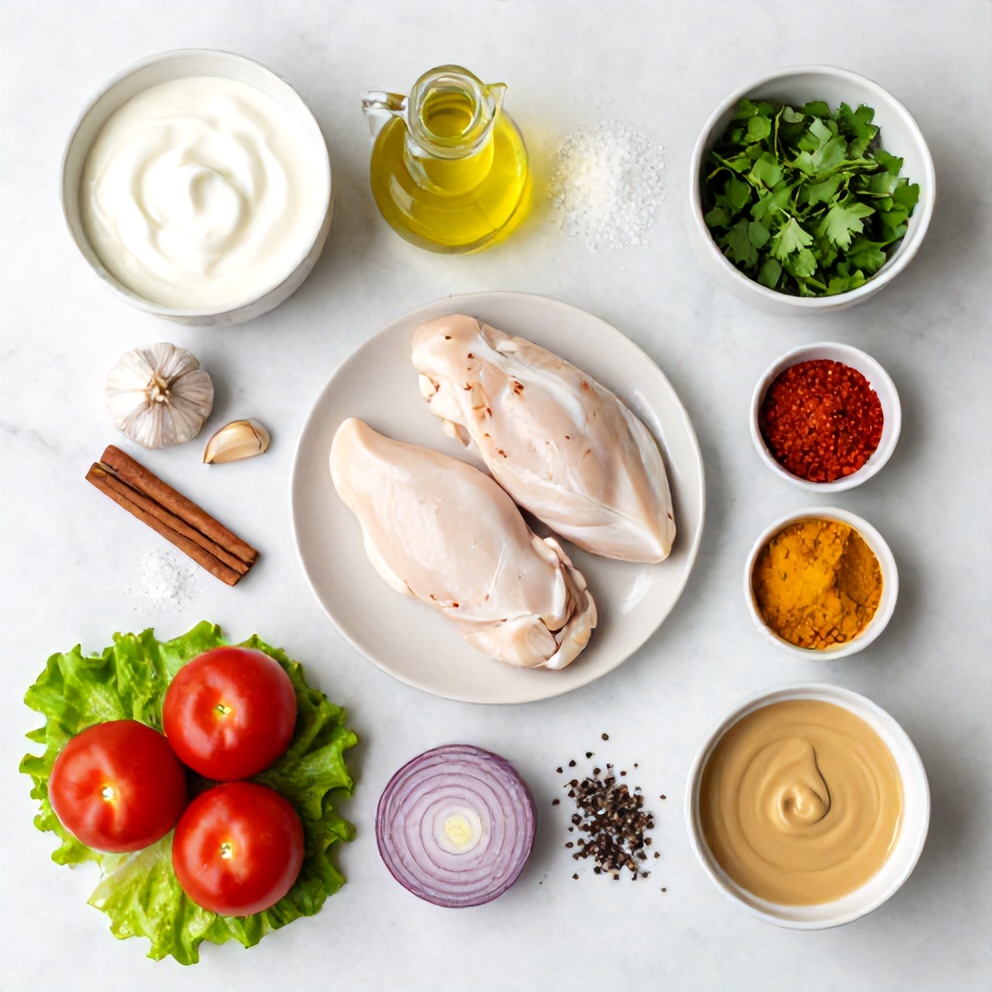 Chicken Shawarma Ingredients