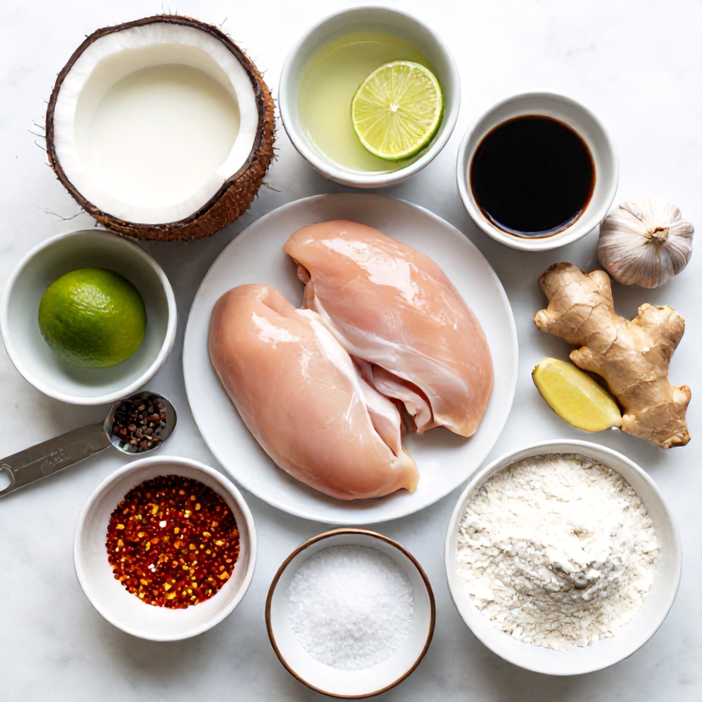 Easy Coconut Chicken Ingredients