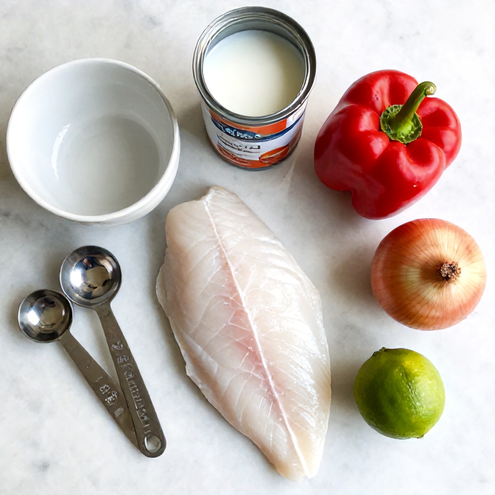 Coconut Lime Fish Curry Ingredients