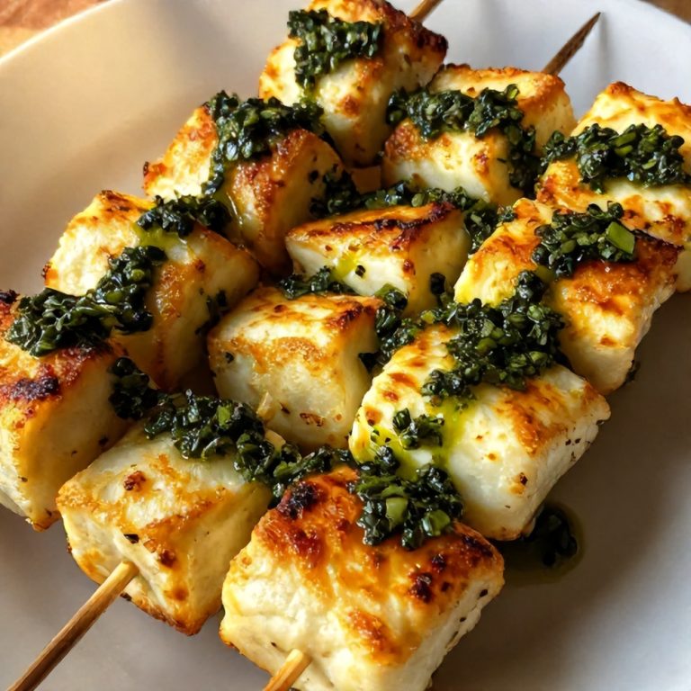 Mediterranean Halloumi Skewers
