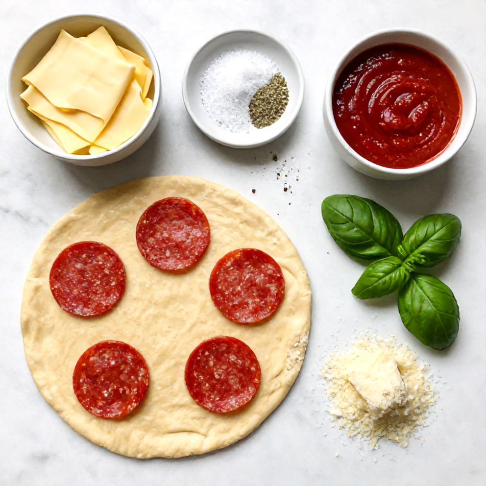 Pepperoni Pizza Rolls Ingredients