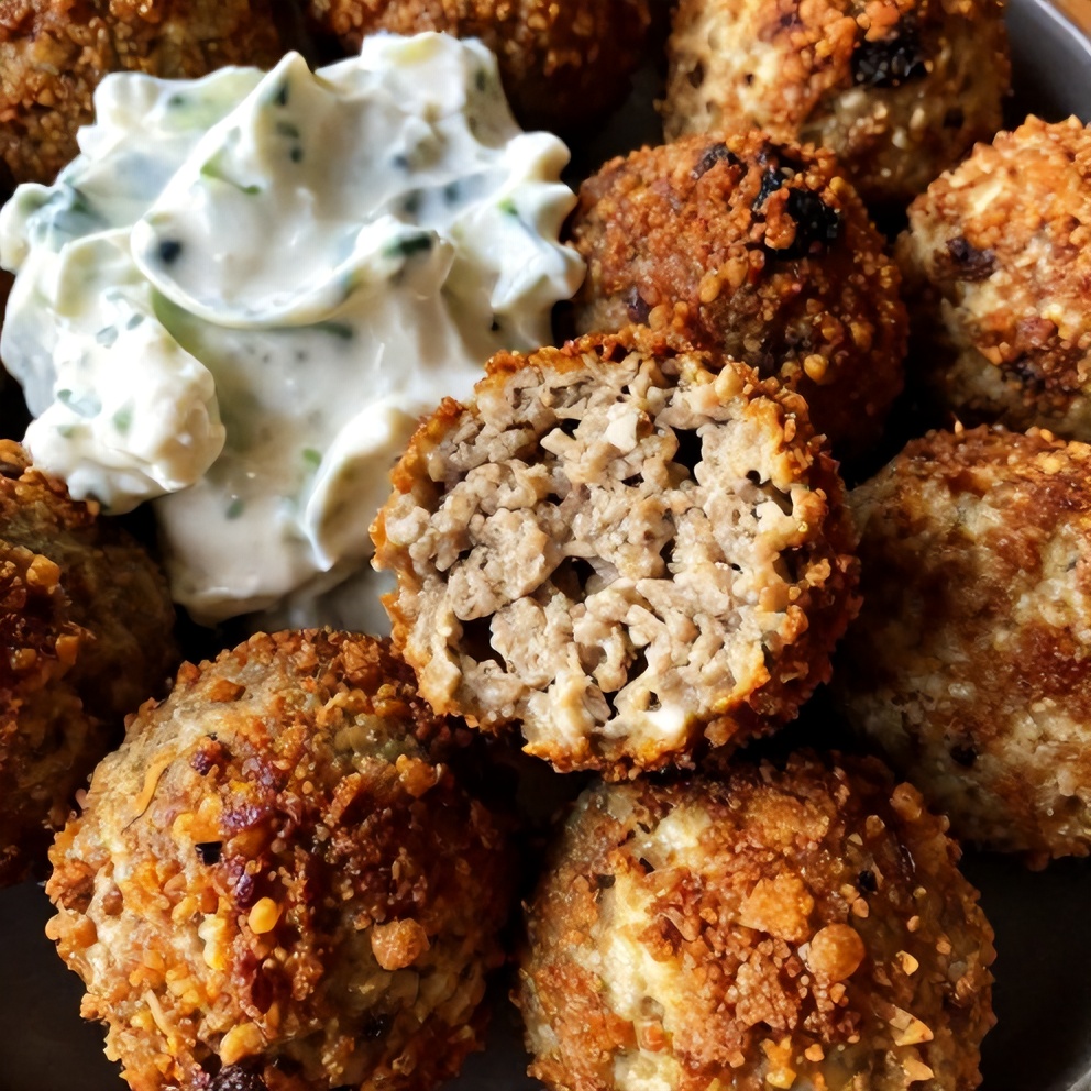 Easy Greek Lentil Meatballs