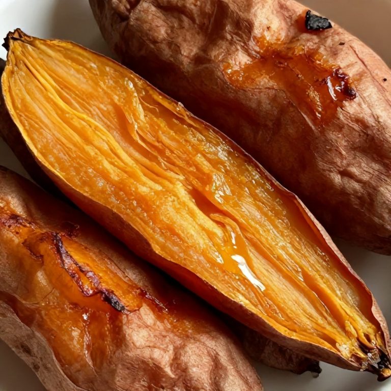 honey roasted sweet potatoes