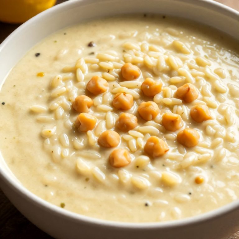 Easy Lemon Chickpea Orzo Soup