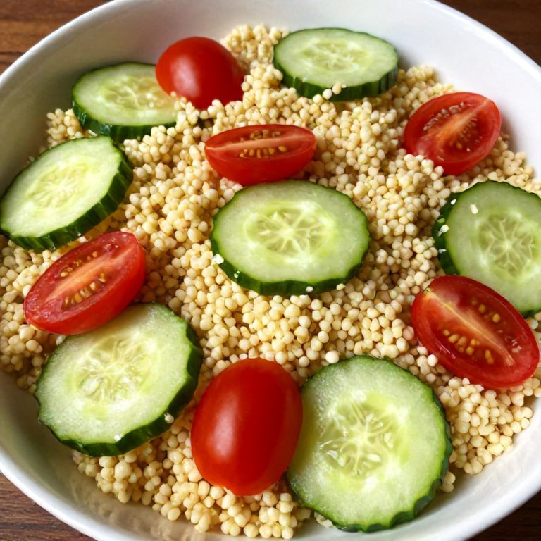 Easy Lemon Cucumber Couscous Salad