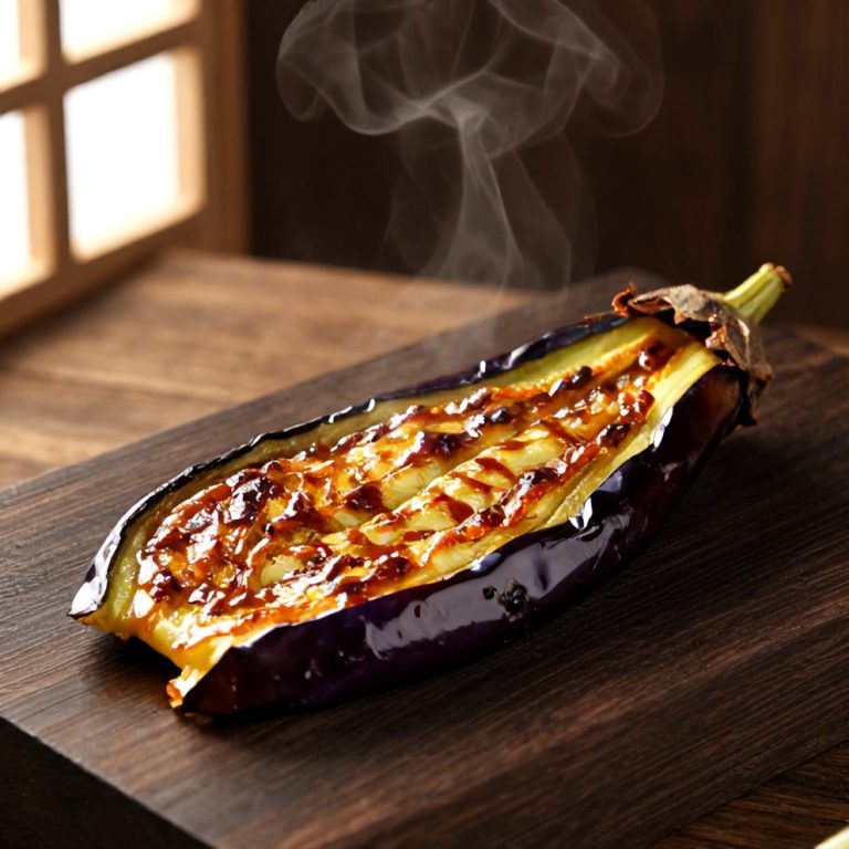 Easy Miso Glazed Eggplant