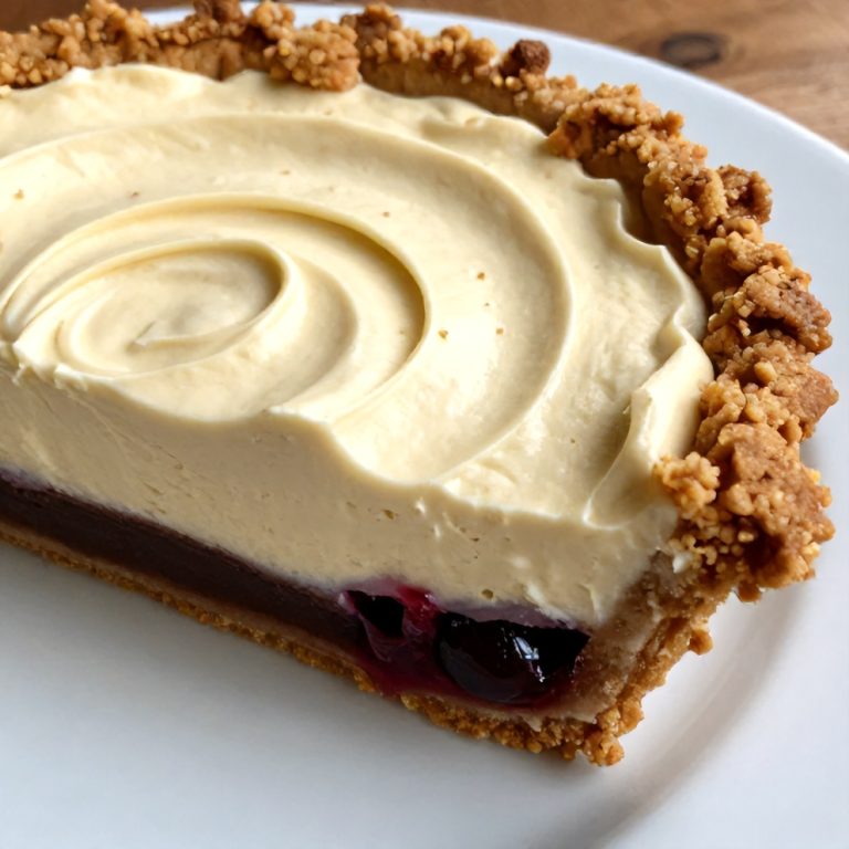 Easy No-Bake Chocolate Cherry Cream Pie