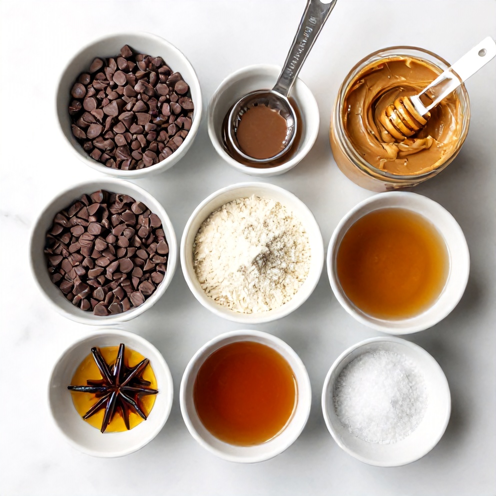 No-Bake Chocolate Peanut Butter Protein Cups Ingredients
