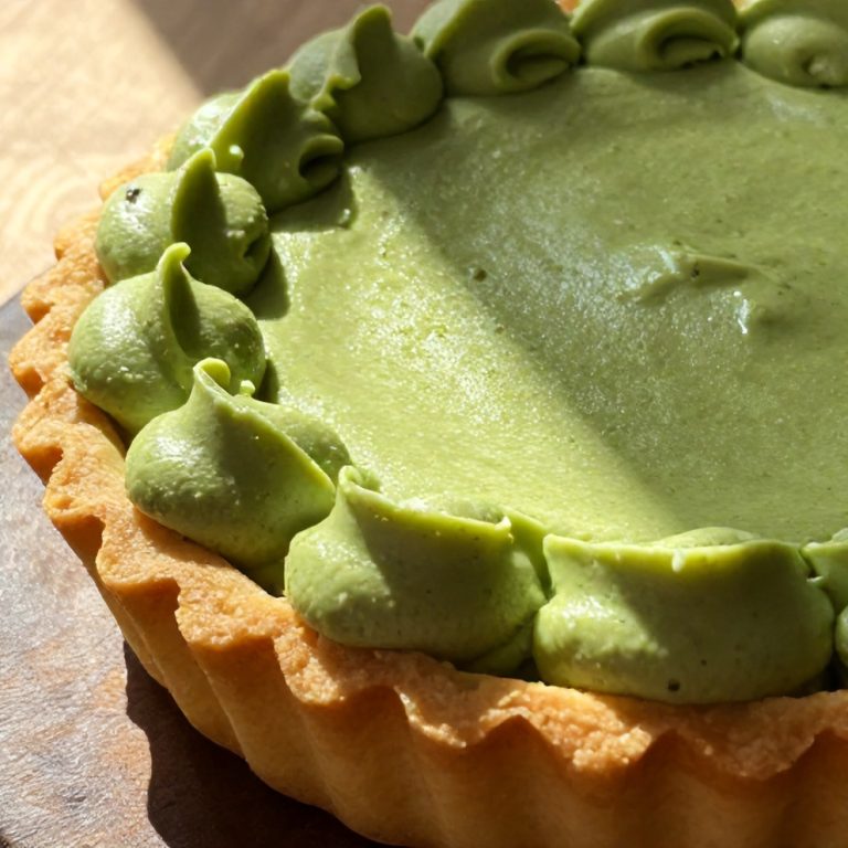 Easy No-Bake Matcha Coconut Cream Tart