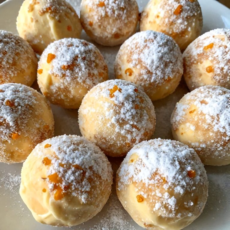 Easy No Bake Orange Creamsicle Truffles