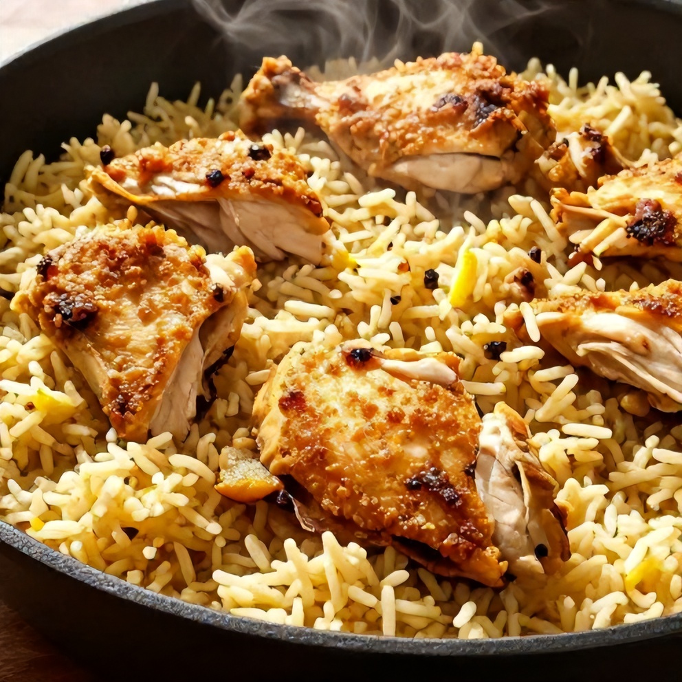 Easy One-Pan Lemon Chicken and Rice