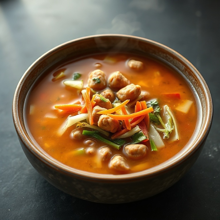 easy one-pot egg roll soup