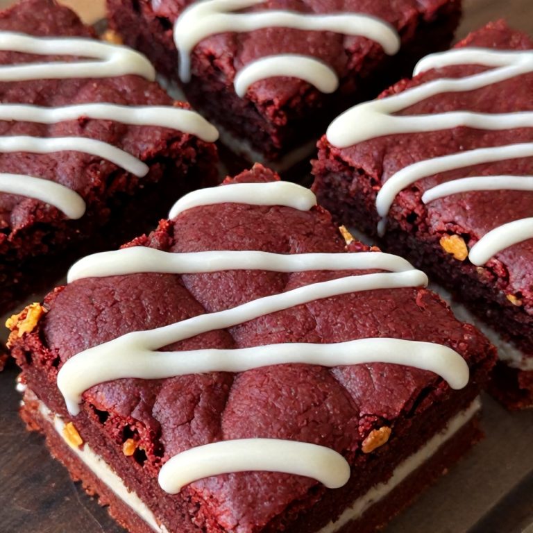 Easy Red Velvet Brownies