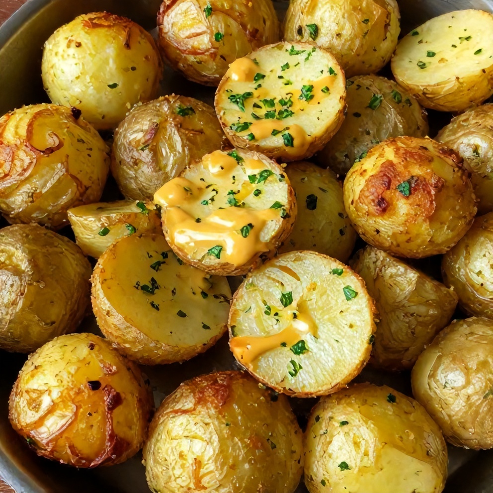 easy roasted potato salad